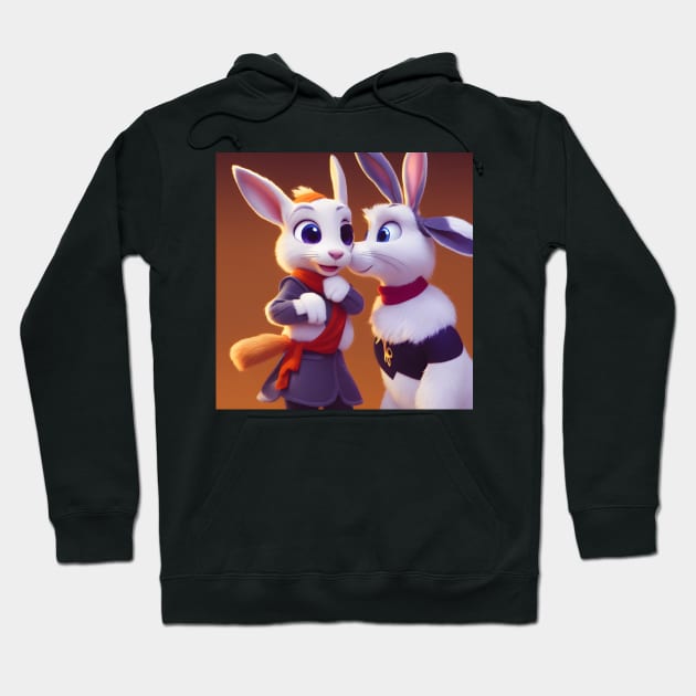 RABBIT Hoodie by S-DESIGNS-S